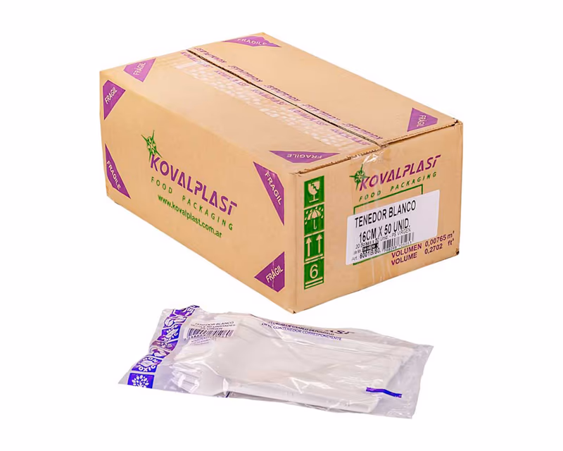 Caja de cubiertos descartables Kovalplast