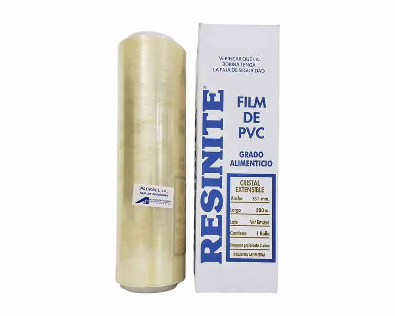 Rollo de film de PVC Resinite con su caja