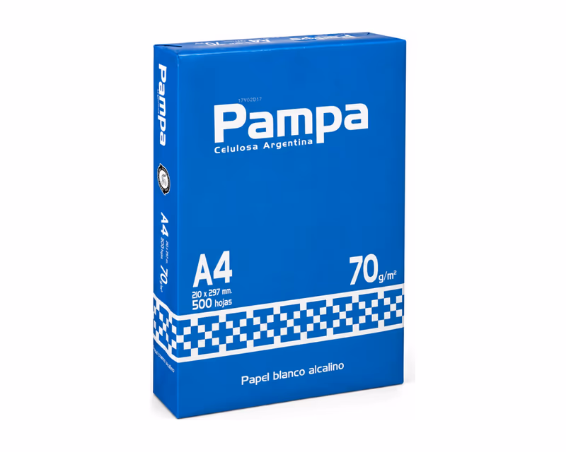 Resma de papel A4 Pampa 70 g