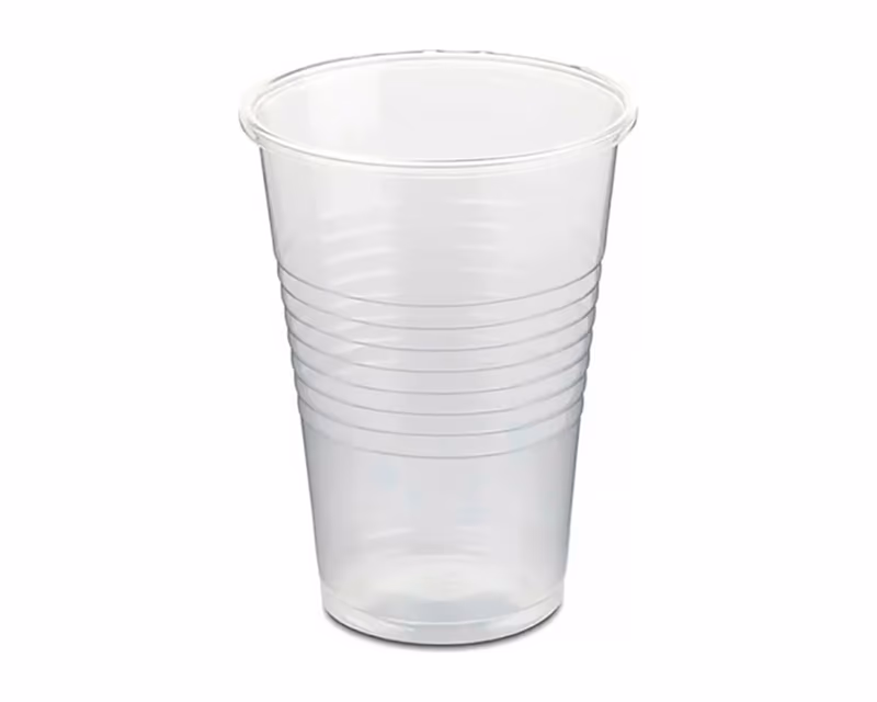 Vaso de PVC transparente